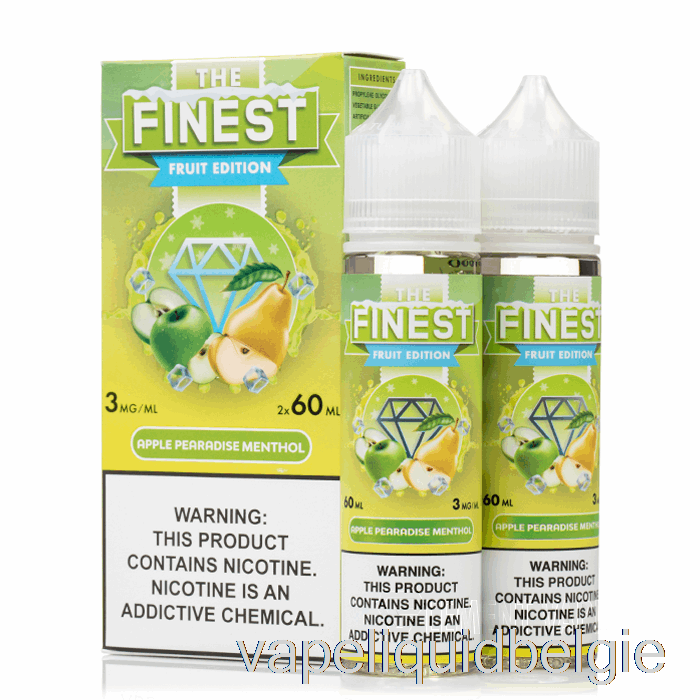 Vape Smaken Appel Peeradise Menthol - De Fijnste Fruiteditie - 120ml 0mg